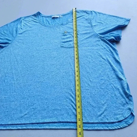 $55 Calvin Klein Performance Shirt Blue White Stretch Short Sleeve Plus Size 3X - Picture 2 of 11